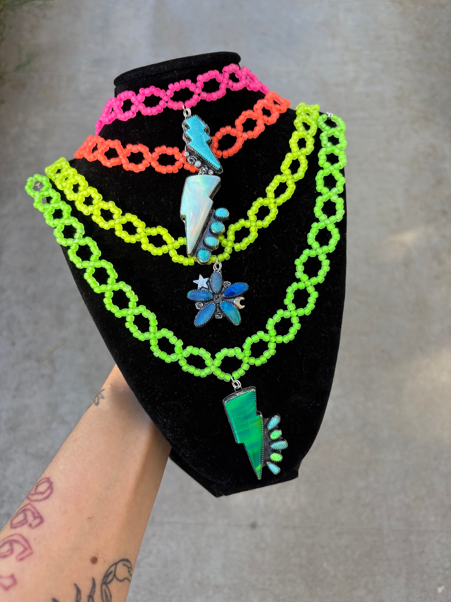 Neon Green Bolt